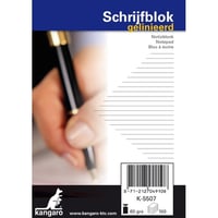 Schrijfblok Kangaro A7 lijn 60g 100v/p10