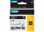 Dymo Rhino labeltape 12mmx5.5m wit op zwart 18054 artikel afbeelding