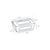 FSC® kraft/PLA coated lunchbox+venster 16x10x6cm