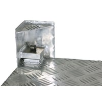 Palletvoeten voor boxen van geprofileerd plaatmateriaal, VE = 4 st. inclusief bevestigingsmateriaal