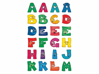 ETIKET HERMA 4194 LETTERS A-Z PAPIER GEZICHTEN 48ST artikel afbeelding