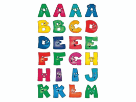 Etiket HERMA 4194 28mm letters a-z gezichten 48stuks