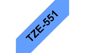 Brother TZe tape voor P-Touch 24 mm, zwart op blauw