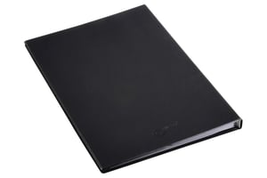 Rillstab showalbum A4 40 tassen, zwart
