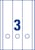 Rugetiket Avery Zweckform breed/lang 59x297mm zelfklevend wit
