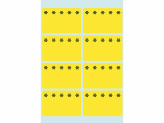 ETIKET HERMA 3771 26X40MM DIEPVRIES 48ST GEEL artikel afbeelding