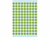 ETIKET HERMA 1845 ROND 8MM 540ST GROEN artikel afbeelding