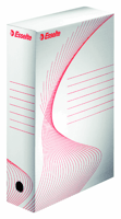 Archiefdoos Esselte Boxycolor 80mm 250x352mm wit (25)