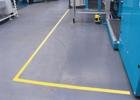Vloermarkeringstape Tesa 60760 50mmx33m geel