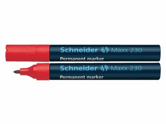 VILTSTIFT SCHNEIDER 230 ROND 1-3MM ROOD artikel afbeelding