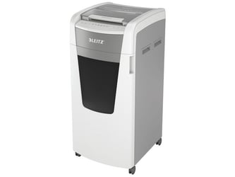 Leitz IQ Auto+ Pro 600 Automatische Papiervernietiger, P4 Cross-Cut Snippers, 110L, 600 Vellen, Wit artikel afbeelding