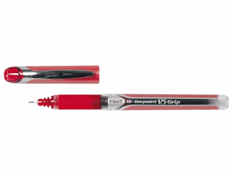 ROLLERPEN PILOT HI-TECPOINT V5 GRIP 0.3MM ROOD artikel afbeelding