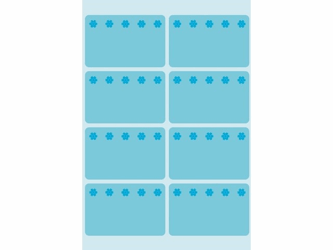 ETIKET HERMA 3773 26X40MM DIEPVRIES 48ST BLAUW artikel afbeelding