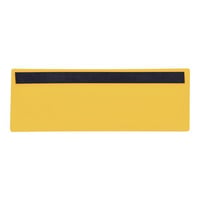 Etikethouders, VE = 50 stuks met magneetstrook (Breedte: 220 mm; Hoogte: 80 mm; Kleur: Geel; Voor papierformaat: 210x74 mm)