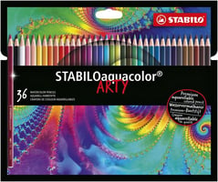 Kleurpotloden STABILO aquacolor 1636-1-20 etui à 36 kleuren
