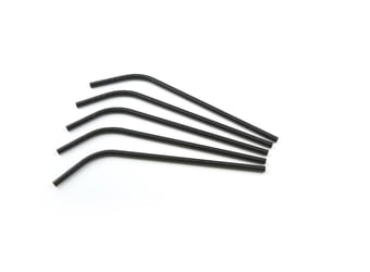 Buigrietje papier (FSC®) zwart, ø 6 mm / 24cm