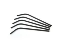 Buigrietje papier (FSC®) zwart, ø 6 mm / 24cm