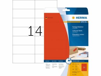 ETIKET HERMA 5059 105X42.3MM 280ST ROOD artikel afbeelding