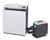 Stofafzuigunit ten behoeve van verpakkingsopbolmachine HSM ProfiPack P425 met adaptieset.