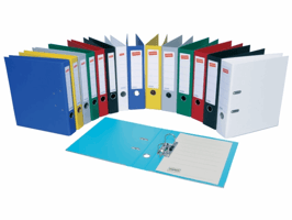 Staples Ordner Premium Rugbreedte 80 mm, lichtblauw
