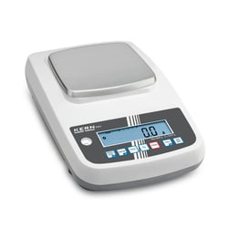 Precisieweegschaal met justeermechanisme, ijkbaar weegbereik tot 6 kg, afleesbaarheid 0,1 g, weegplaat 155x145 mm