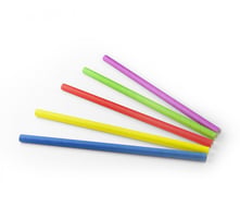 Drinkrietje papier (FSC®) assorti, ø 10 mm / 24cm