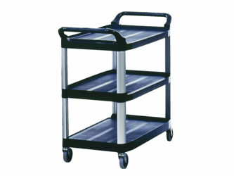SERVEERWAGEN 3 PLATEAUS RUBBERMAID 135KG  artikel afbeelding