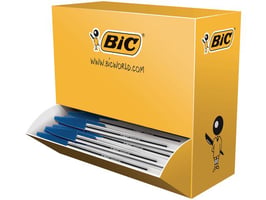 BiC Cristal Balpen, Medium Punt 1 mm, Blauw (doos 100 stuks)