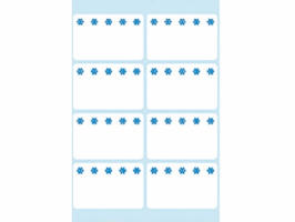 Etiket HERMA 3770 26x40mm diepvries wit 56stuks