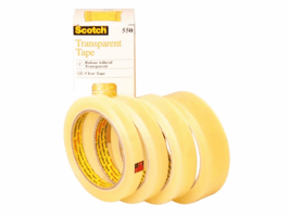 Plakband Scotch 550 19mmx66m transparant