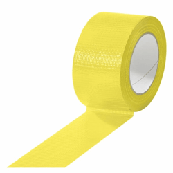 Textiellint, gekleurd, dikte 165 µm lengte 50 m, breedte 50 mm, VE = 18 rollen geel