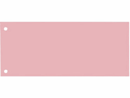 Scheidingsstrook Oxford smal 240x105mm 190gr roze 100 stuks