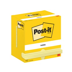 Memoblok Post-it 655 76x127mm geel