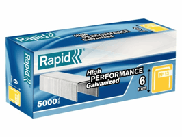 Nieten Rapid 13/6 gegalvaniseerd standaard 5000 stuks