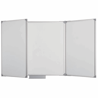 Inklapbaar wandbord plaatstaal, gecoat (Bordbreedte: 1500 mm; Breedte: 1500 mm; Breedte gesloten: 1500 mm; Gewicht: 29.75 kg)