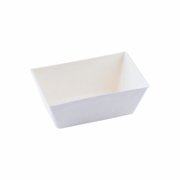 Suikerriet bakje 200ml/120x80x45mm, kleur wit