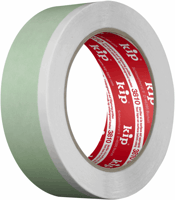 3810 Kip Duoband - groen/wit. Breedte 35mm x lengte 25m