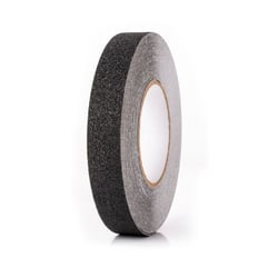 Vloermarkeringstape, antislip breedte 25 mm zwart