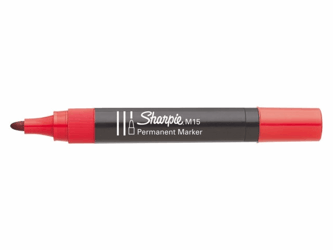 VILTSTIFT SHARPIE M15 ROND 1.8MM ROOD  artikel afbeelding