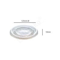 PP deksel voor SOEPBEKER-250ML/13CM-BRUIN, SOEPBEKER-375ML/13CM-BRUIN en SOEPBEKER-500ML/13CM-BRUIN, kleur bruin