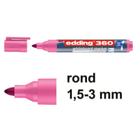 Whiteb marker edding 360 1,5-3mm rz/pk10