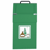 Afvalbak voor kringloopmateriaal inhoud 45 l, b x h x d = 320x650x310 mm, vaste opstelling plaatstaal, groen RAL 6024