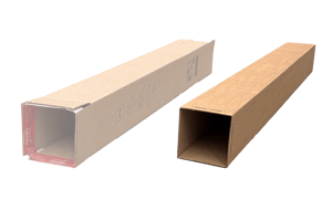Vierkante telescopische transportkoker van 107 - 164 cm lengte - BINNENSTUK