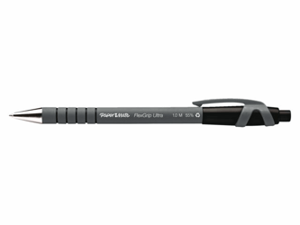 BALPEN PAPERMATE FLEXGRIP DRUKKNOP M ZWART artikel afbeelding