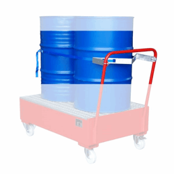 Spandbandvoorziening sjorbandvoorziening voor 2 vaten van 200 liter artikel afbeelding