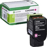 Tonercartridge Lexmark C242XM0 rood artikel afbeelding