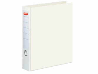 Staples Kunststof ordner Rugbreedte 80 mm, wit artikel afbeelding