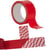 Security tape 50mm x 50 meter rood artikel afbeelding
