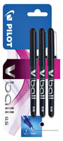 Rollerpen PILOT V-Ball grip V5 0.3mm blister à 3 stuks