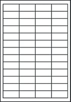 Etiket Avery Zweckform 3650 48x21mm wit 5200 etiketten